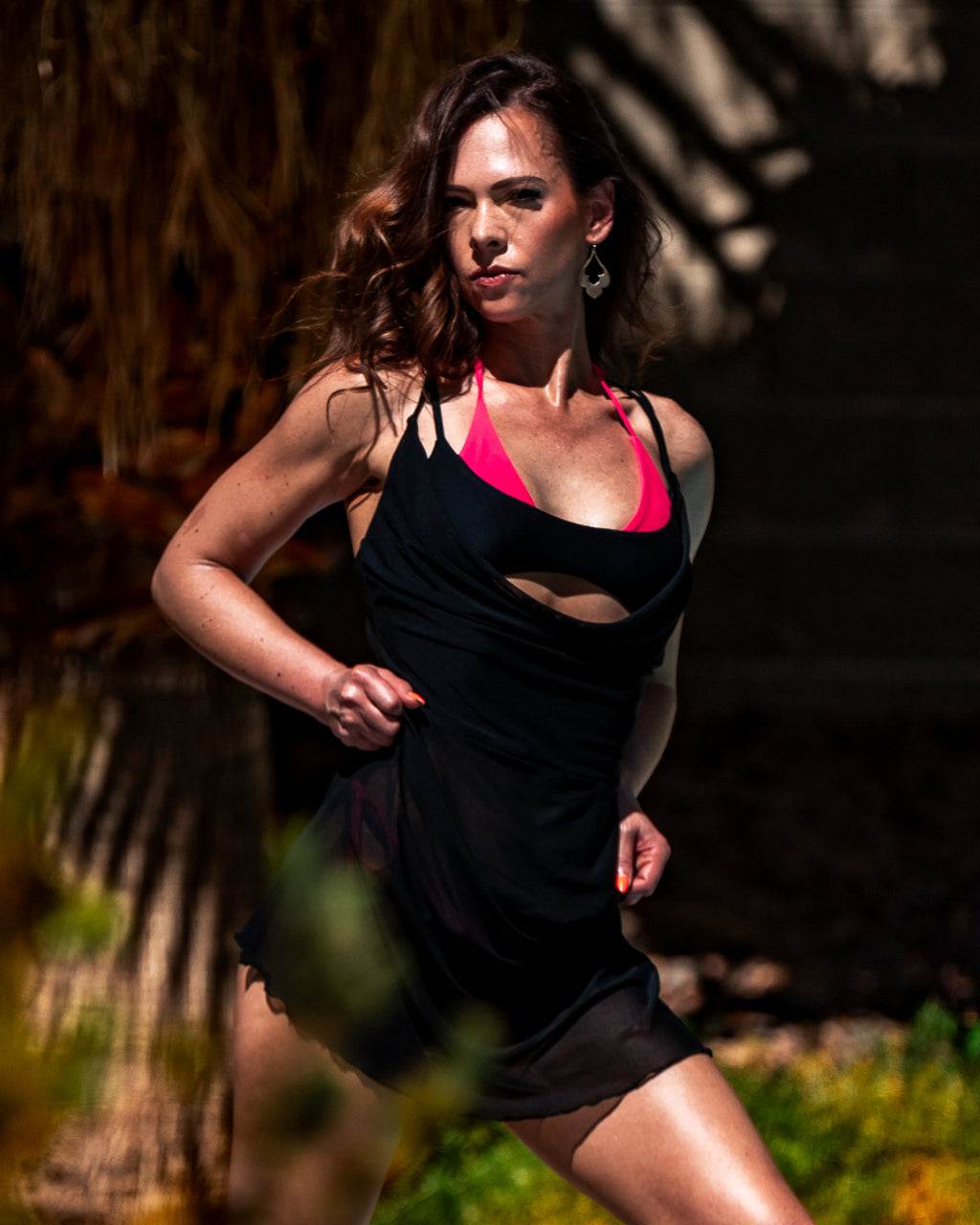 Nixie Mesh Mini Dress